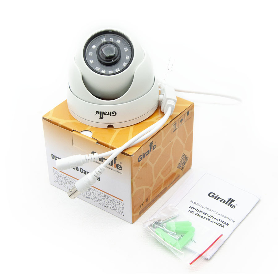 Антивандальная HD видеокамера с объективом Fisheye GF-VIR4305HDFY2.0