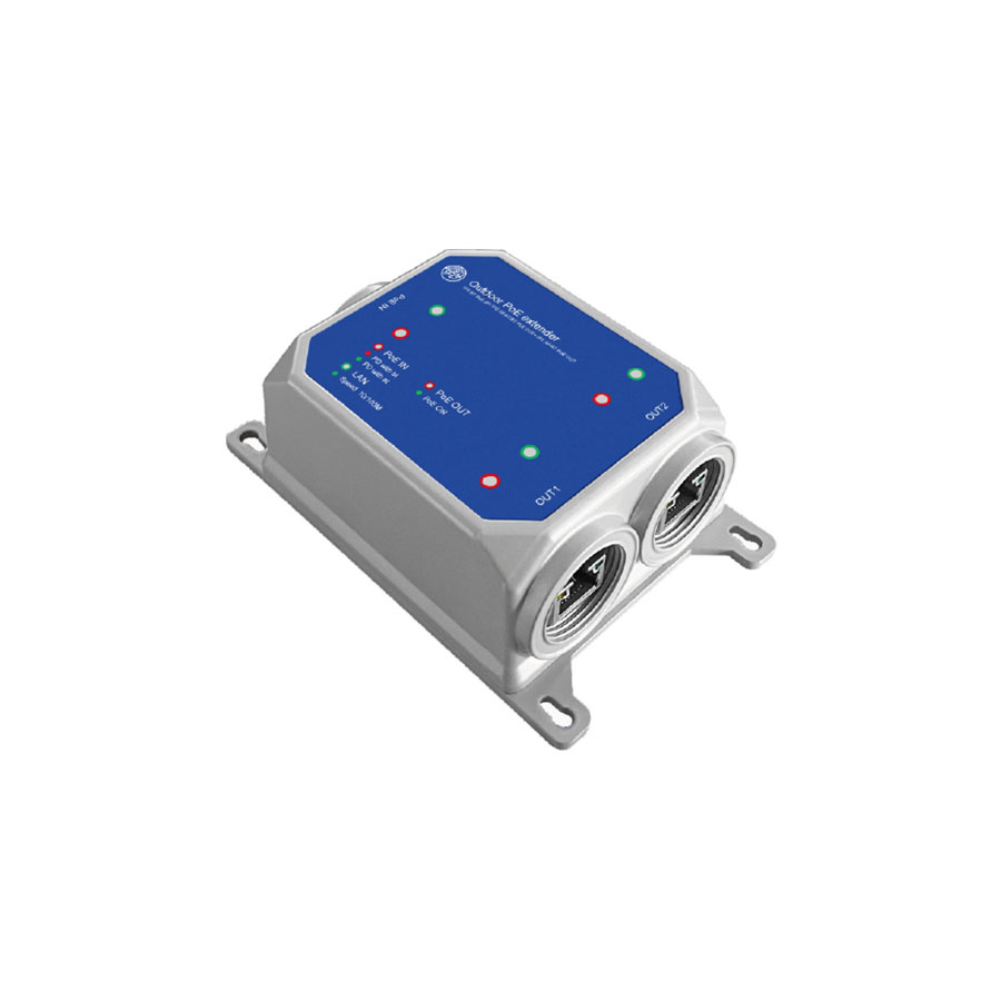 Уличный удлинитель линии Ethernet и PoE 2х-портовый GF-AC102WP v2