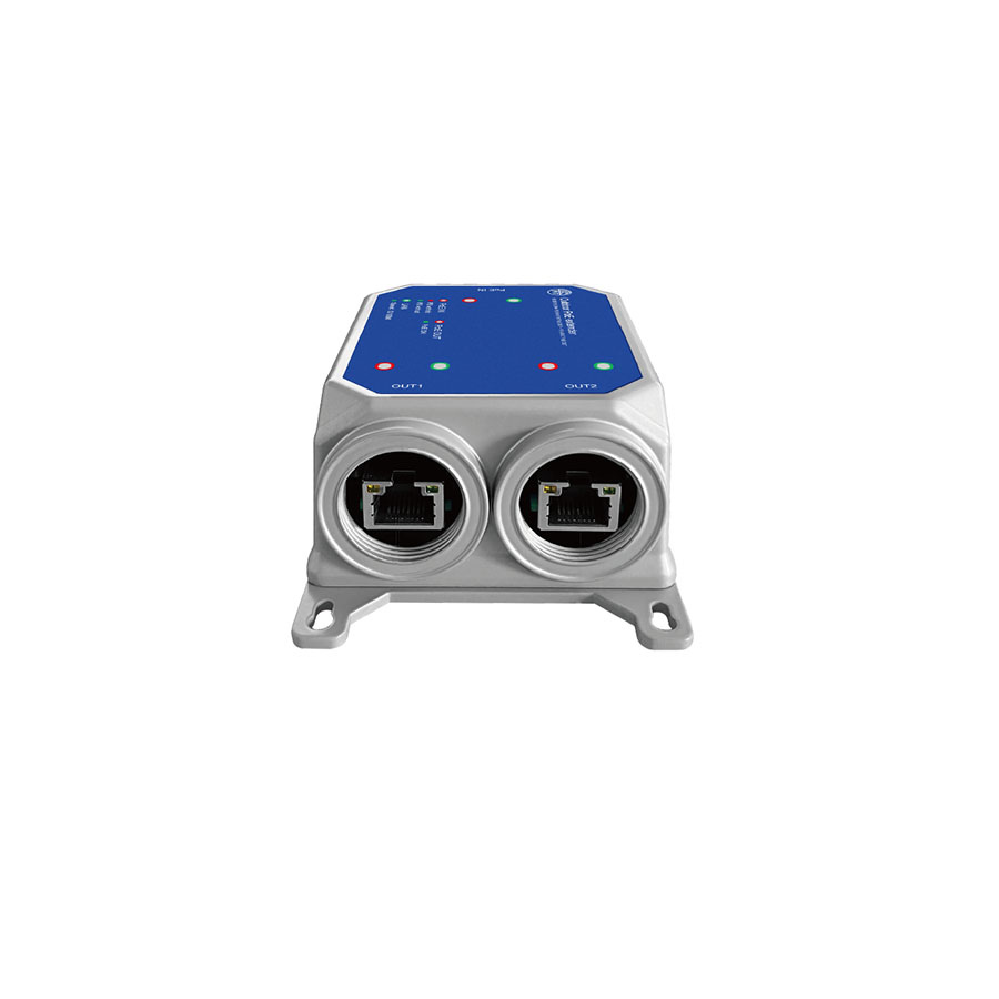 Уличный удлинитель линии Ethernet и PoE 2х-портовый GF-AC102WP v2