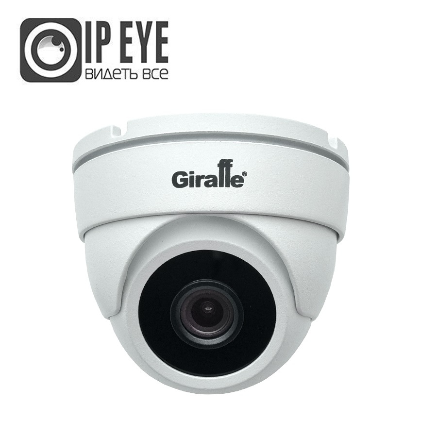 Антивандальная IP видеокамера со Встроенным Микрофоном c сервисом IPEYE GF-IPVIR4305MP2.0 v2 (2.8)