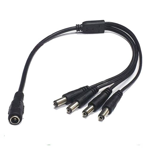 Разветвитель питания 4 штекера GF-JACK1F-4M