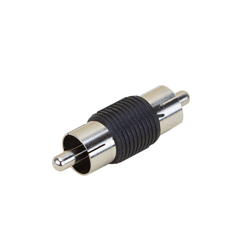 Переходник RCA штекер - RCA штекер  GF-RCA-MM
