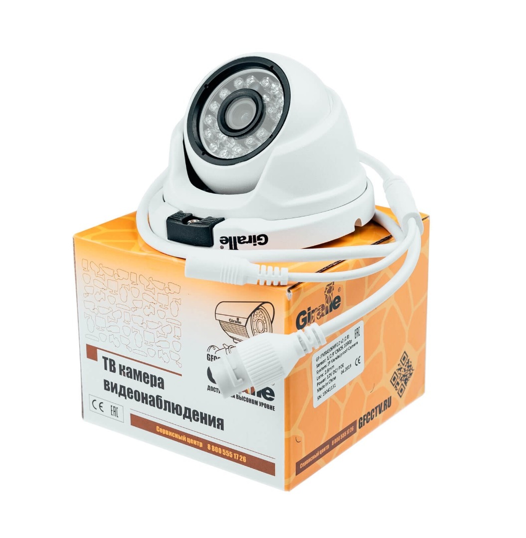 Антивандальная IP видеокамера GF-IPVIR4306MP2.0 v3
